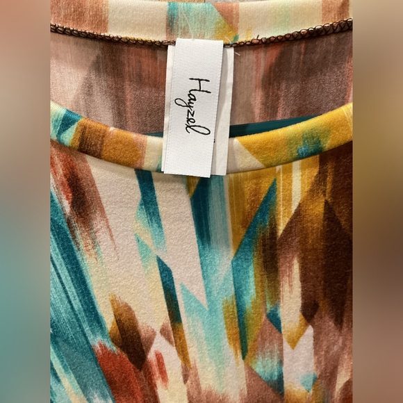 NWT Hazel Boho Tie Dye Women’s Blouse Size Small - Picture 3 of 4